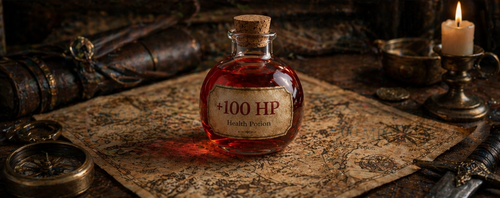 +100 HP Health Potion (250 mL)