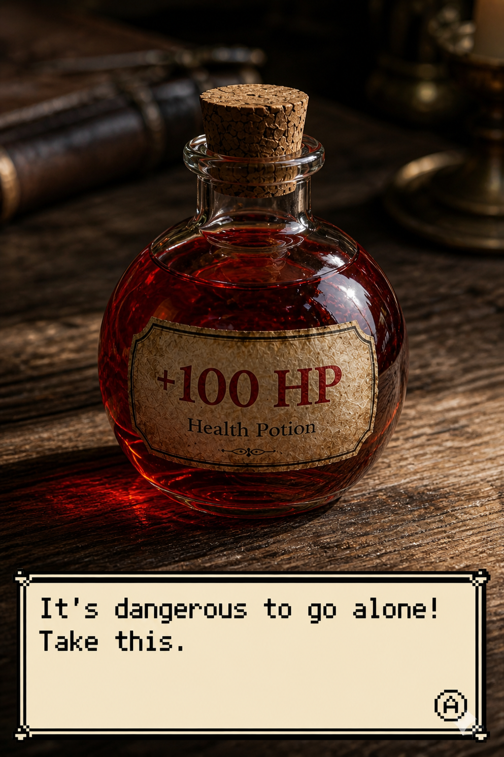 +100 HP Health Potion (250 mL)